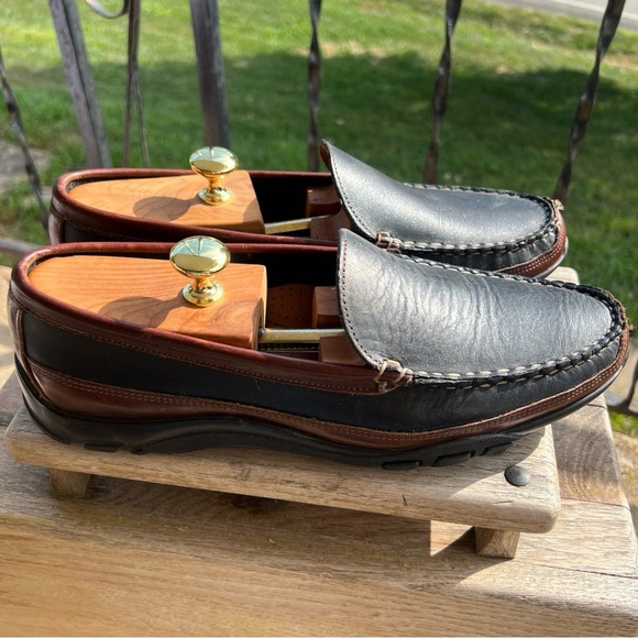 ALLEN EDMONDS Boulder Venetian Driving Moccasins Leather Loafers 11D - Picture 6 of 12